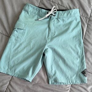 Salty Crew Teal Swim Board Shorts